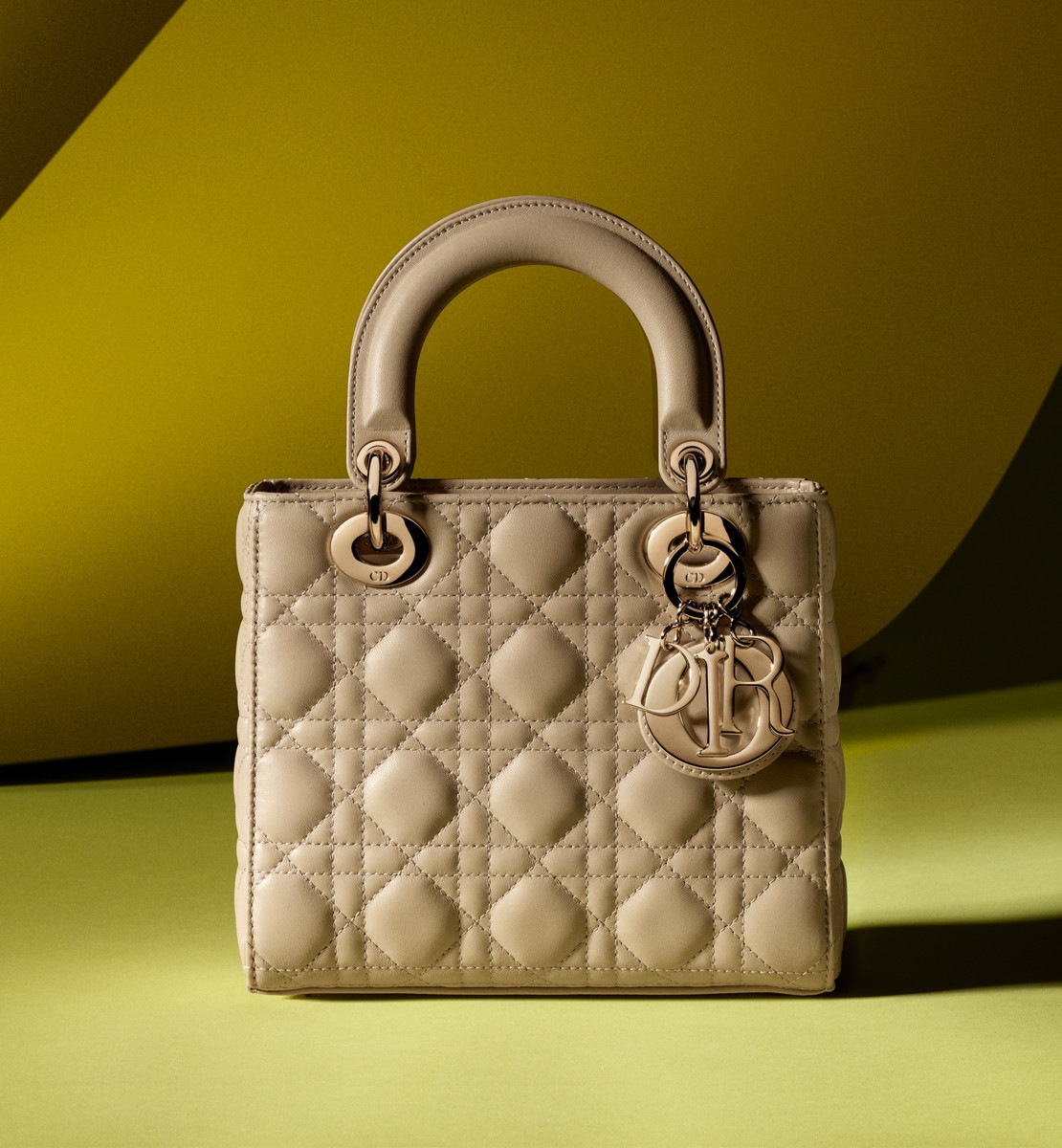 Mini Lady Dior Bag Lotus Pearlescent Cannage Lambskin  DIOR