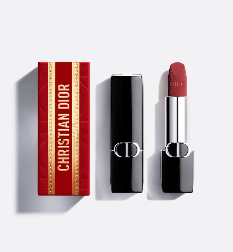 Rouge Dior - Limited Edition  - Couture Color Lipstick - Velvet Finish - Hydrating Floral Lip Care - Long-Wearing