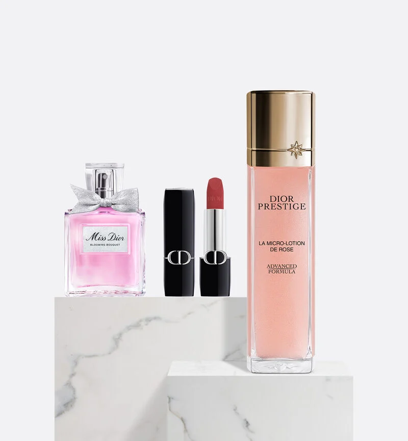 Miss Dior, Rouge Dior and Dior Prestige  - Eau de Toilette, Lipstick and Face Lotion