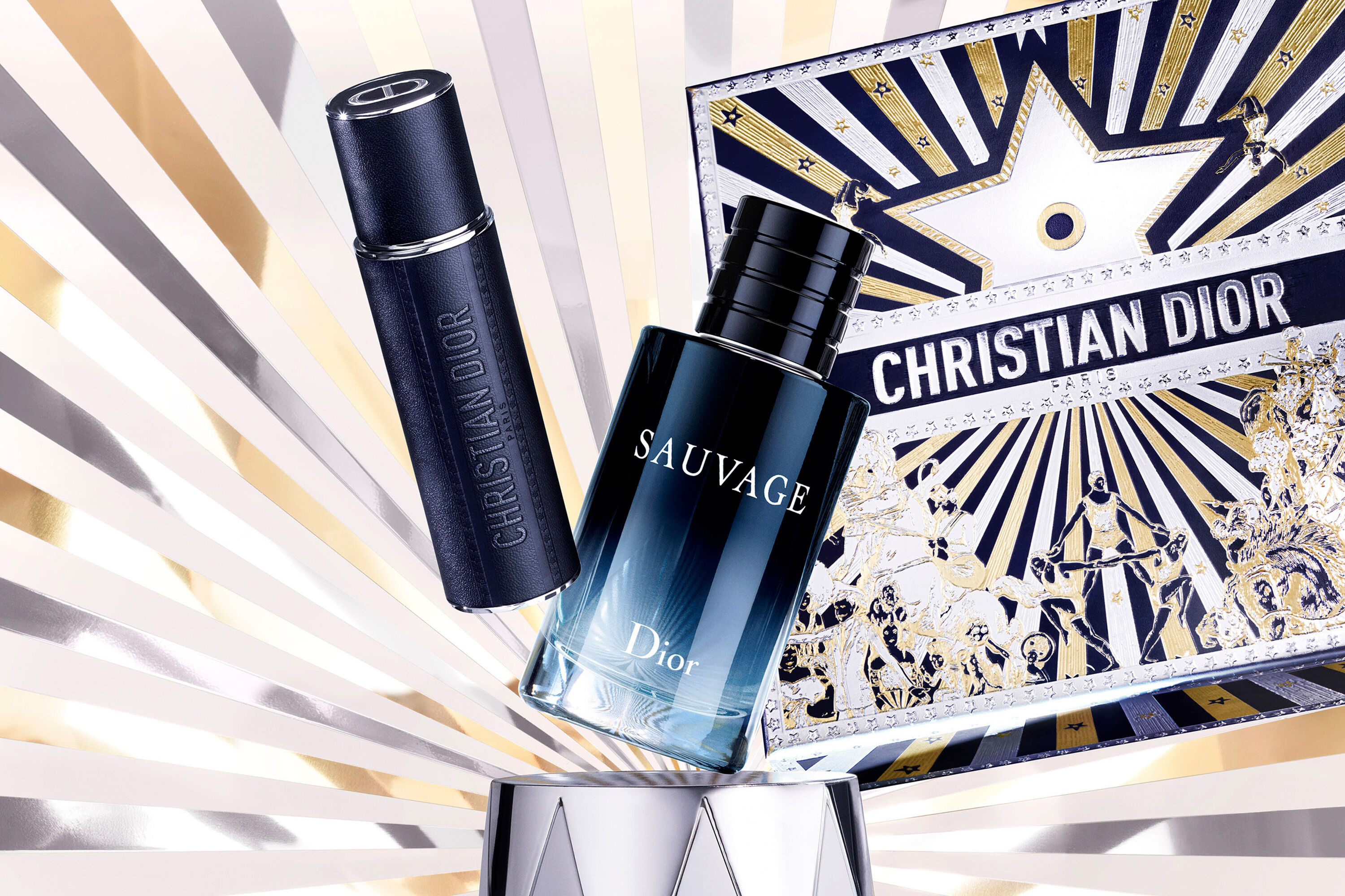 Sauvage Eau de Toilette Travel Spray Gift Set for Men | DIOR US