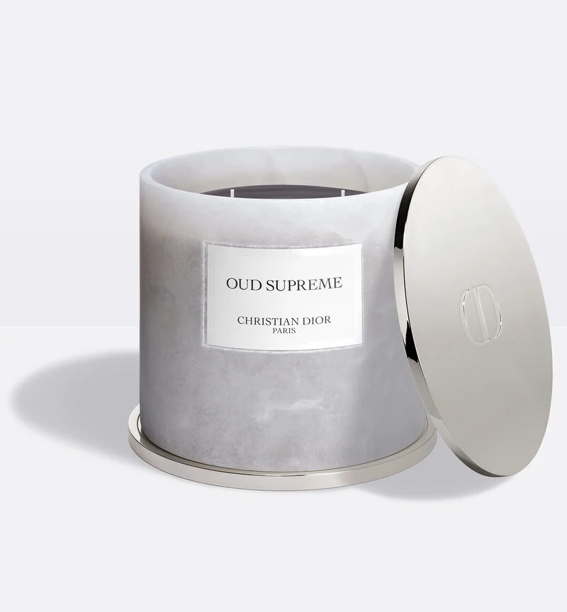 Oud Supreme Giant Candle - Limited Edition  - Alabaster Scented Candle - Warm and Woody Notes - 1.5 kg