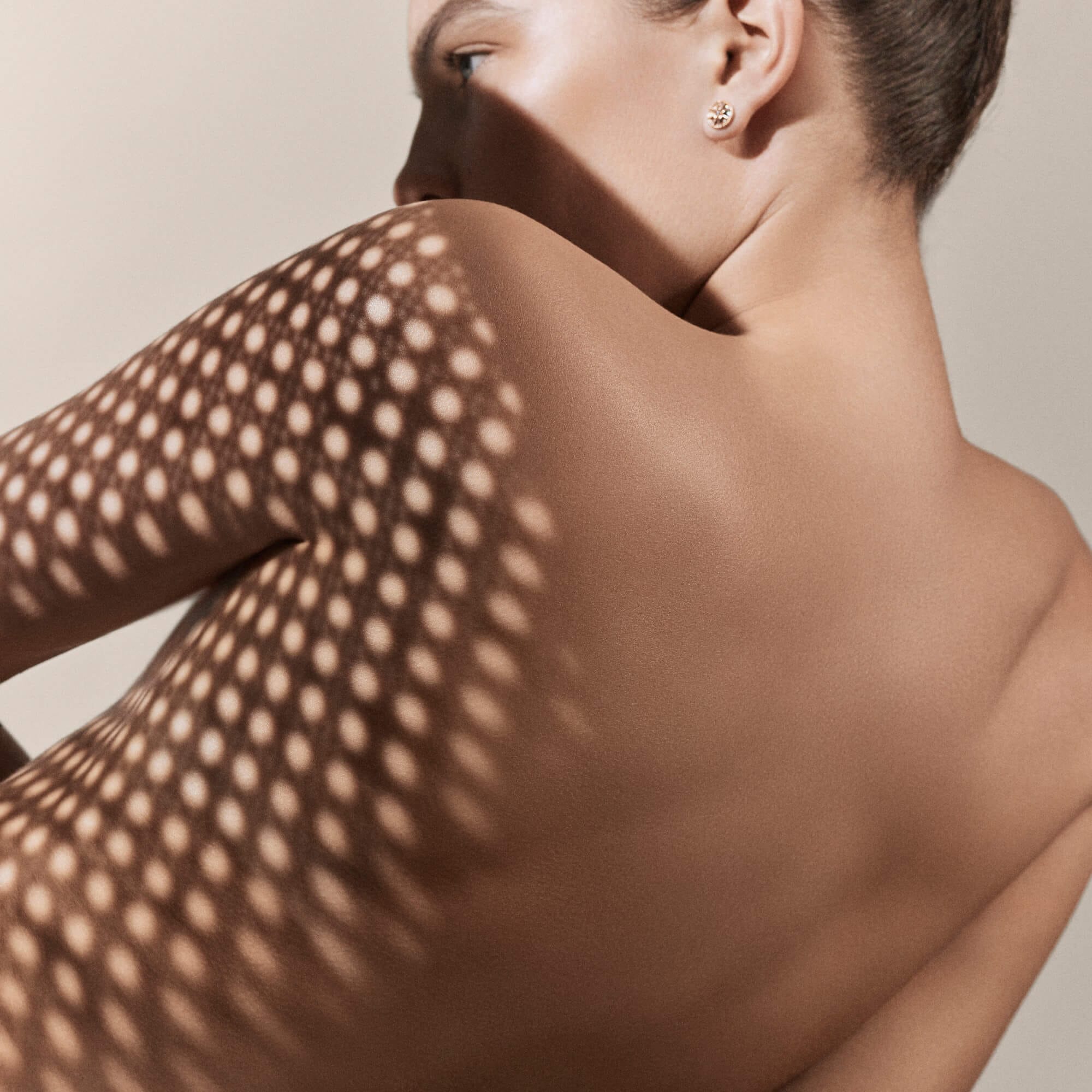 A woman enjoying one of the treatments provided on board the Dior Spa Cruise.