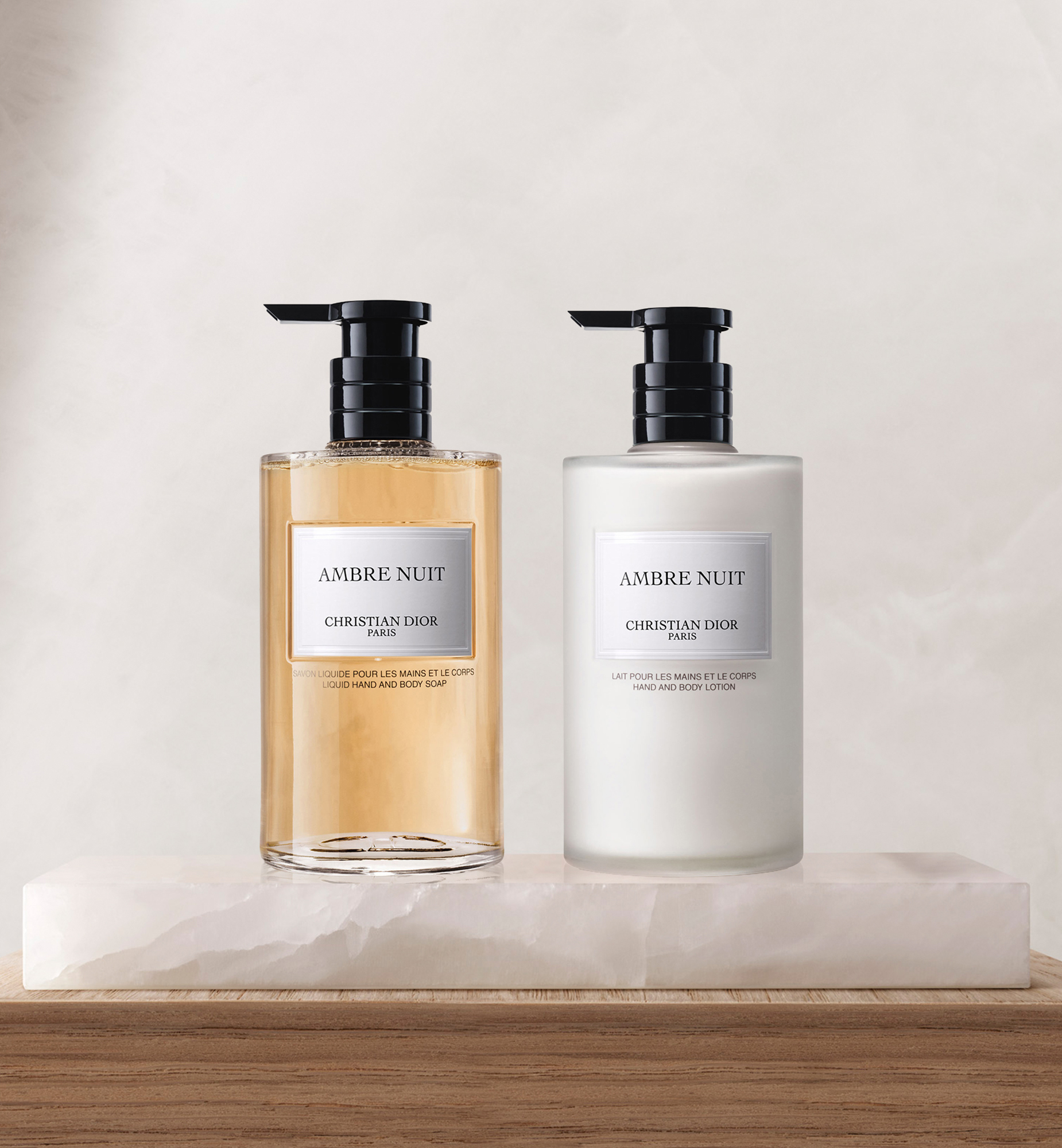 Dior Ambre Nuit Scent Of Luxury Set-ambre Nuit Hand And Body Soap & Hand And Body Lotion