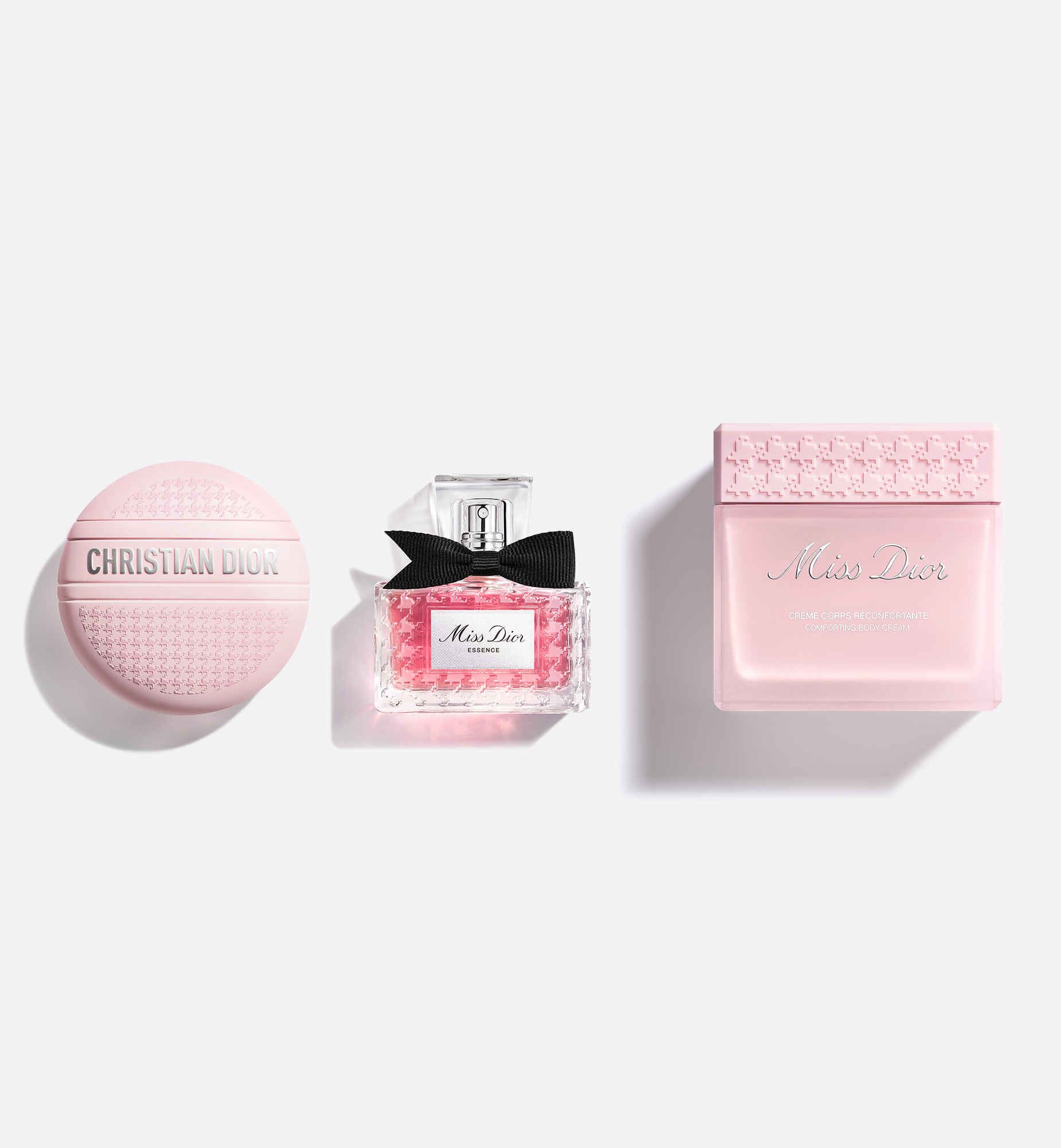 Dior The Miss  Rose Ritual Trio-hand Cream, Body Lotion And Fragrance In Transparent