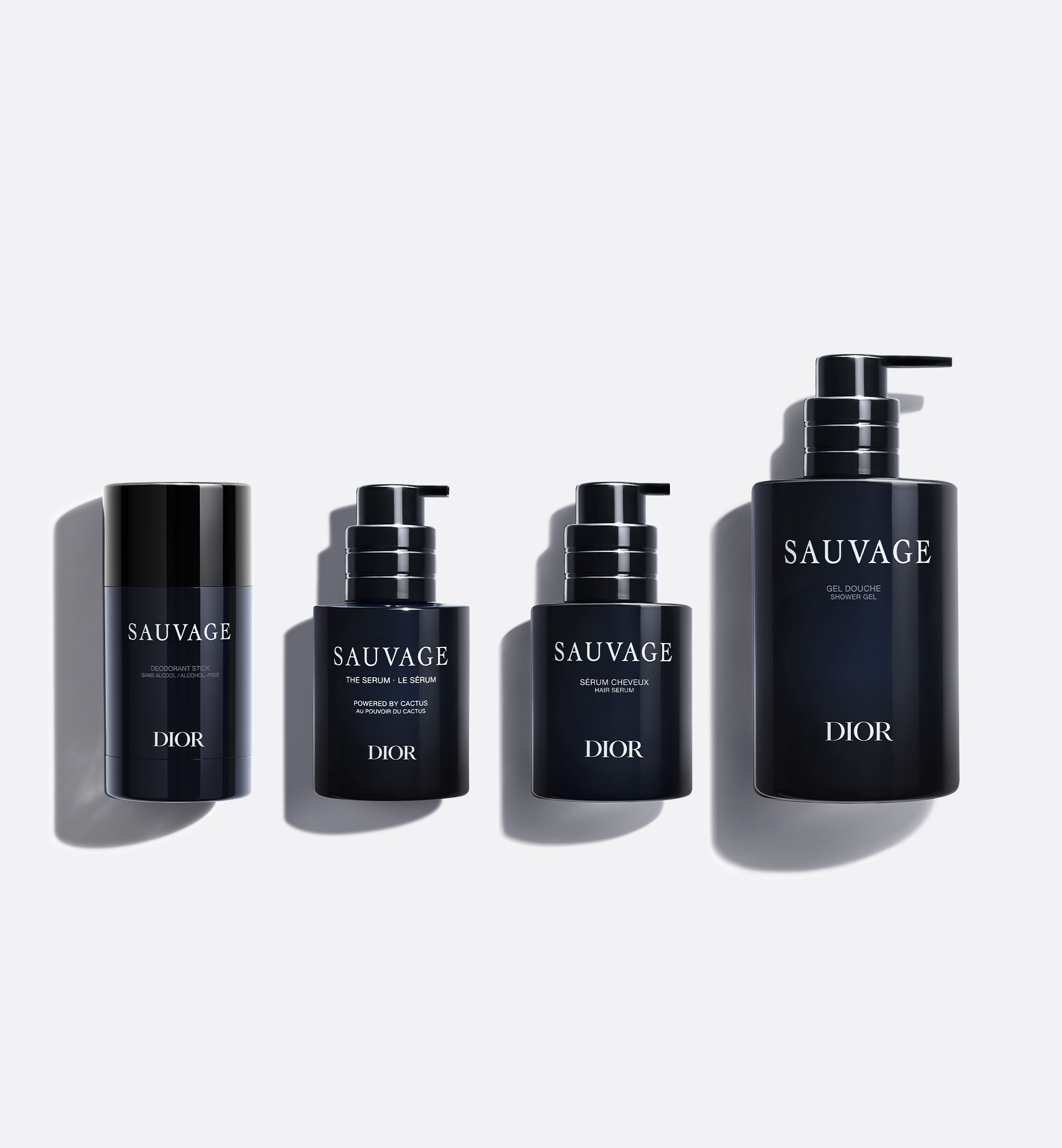 Dior Father's Day 2026 Edition-sauvage Hydrating Shampoo, Sauvage Hair Serum, Sauvage Shower Gel & Sauvag In Transparent