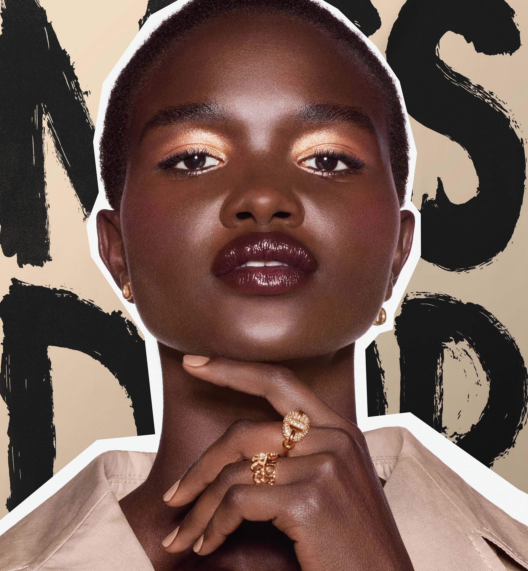 Dior The Wild Beige Look-this Carefree, Confident Look Enhances The Complexion, Accentuates The Eyes With