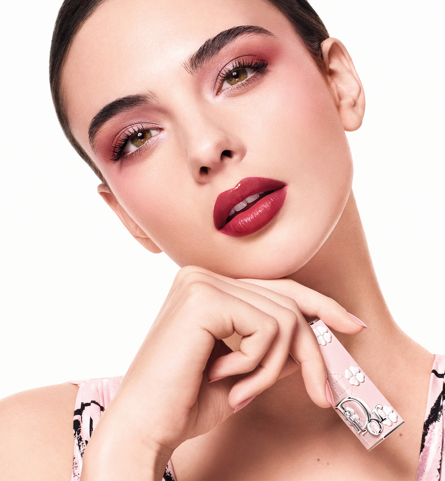 Dior The Lucky Rosewood Look-for Fall, Peter Philips, Creative And Image Director For  Makeup, Has Dr In Transparent