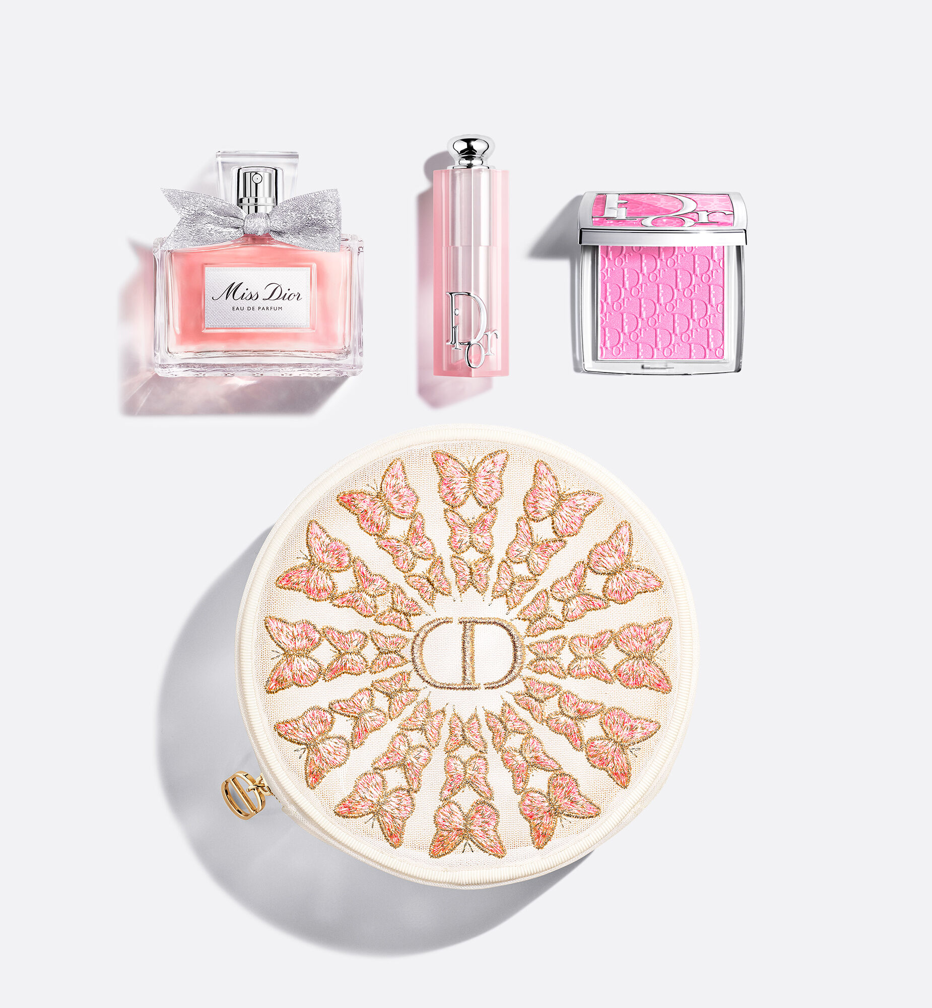 Fragrance and Makeup Pouch: Blush, Lip Balm, Eau de Parfum | Dior US