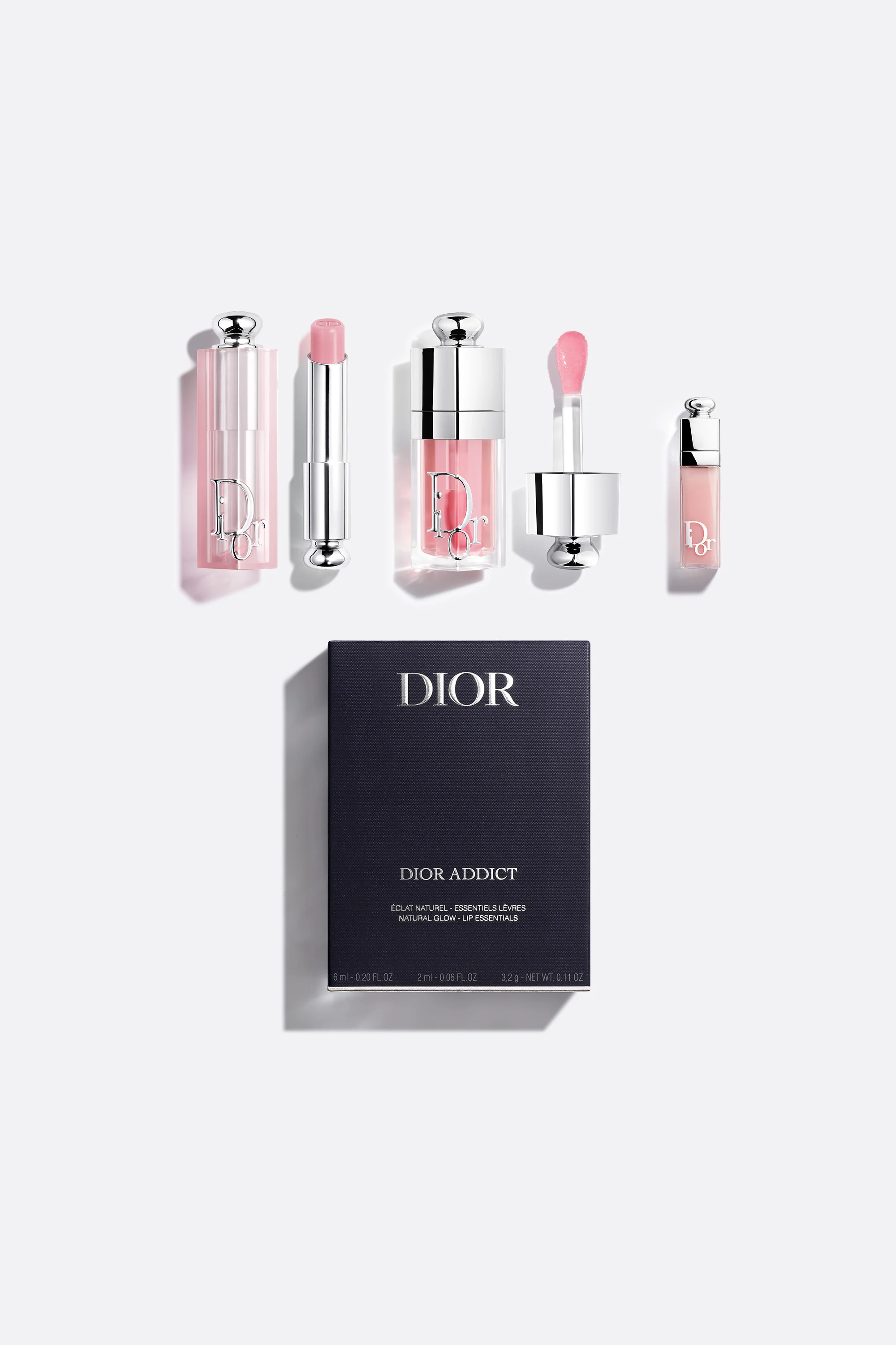 Dior Addict Lip Glow トラベルコレクション デュオ Dior Addict Duo: Lip Balm and Lip Oil Set | DIOR US