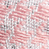 Rosa Schleife aus Tweed mit Hahnentrittmuster