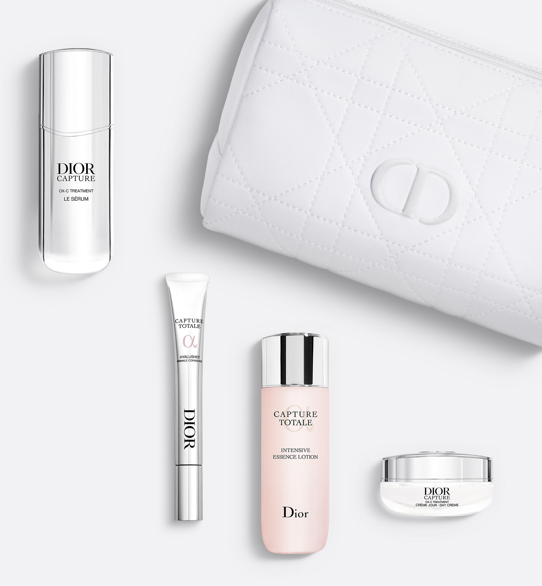【値下げ更新！】DIOR CAPTURE OK-C TREATMEN Dior Capture Anti-Aging Skincare Routine Set - 4 Products