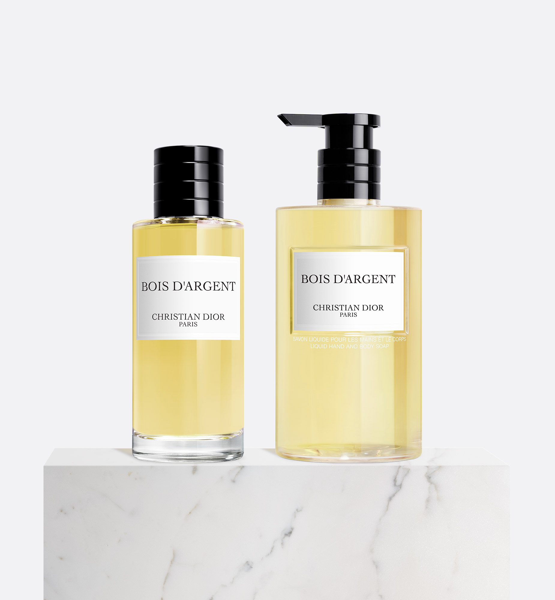 Christian Dior BOIS D'ARGENT ボディソープ Bois d'Argent Eau de Parfum and Liquid Hand and Body Soap Duo