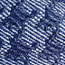 Dior Oblique Schleife aus blauem Denim