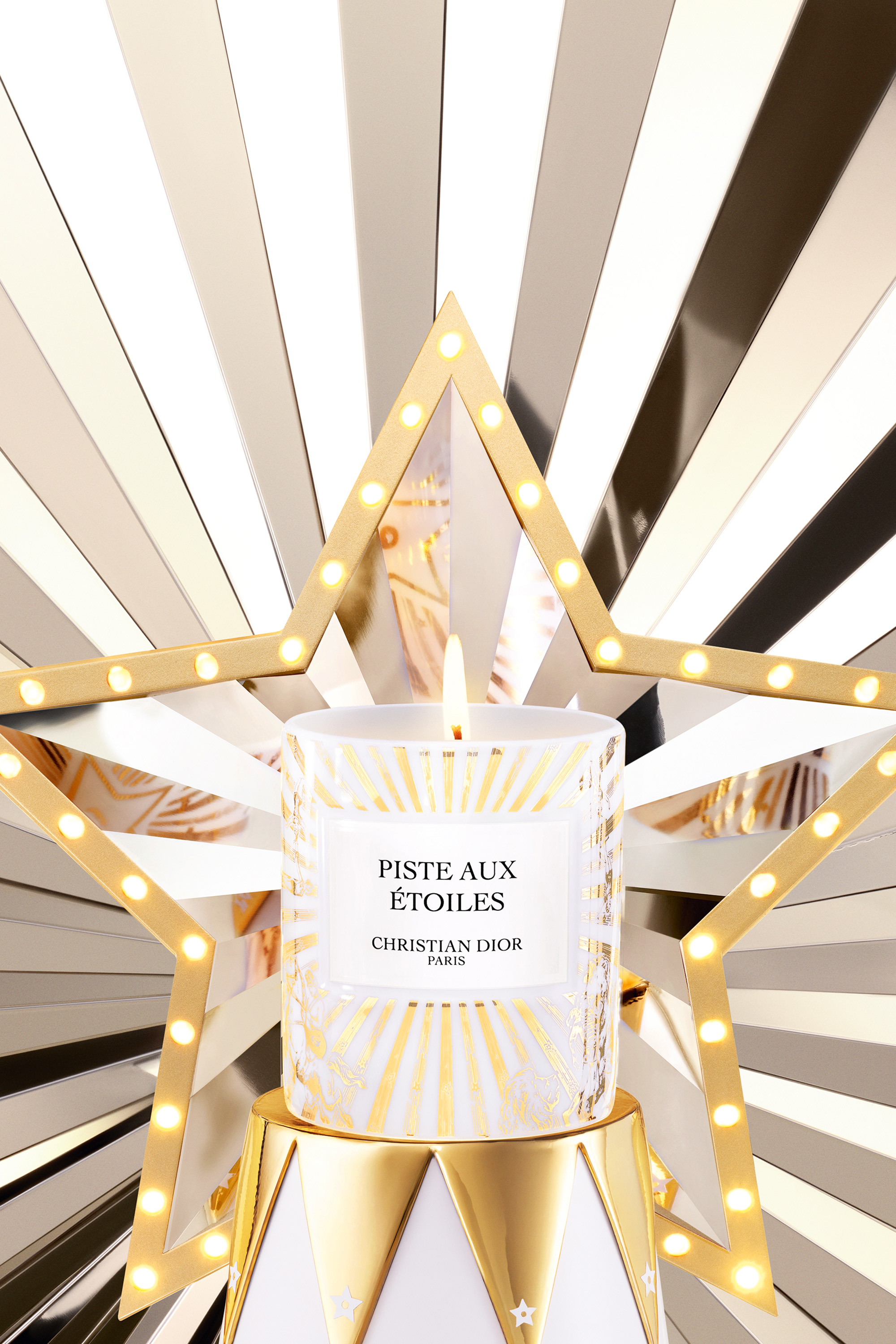 Piste aux Étoiles Candle: Holiday Limited Edition Dior Scented