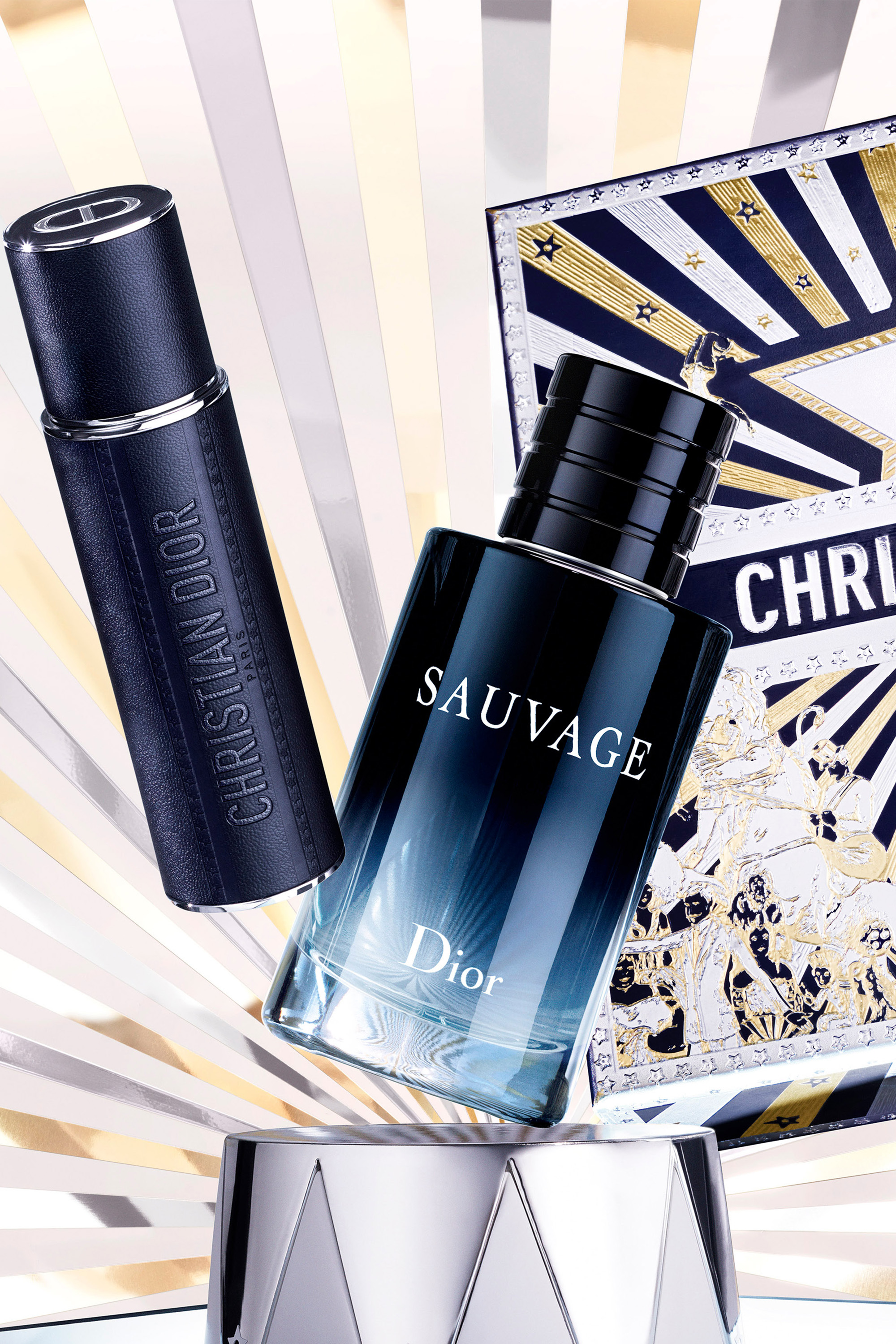 Dior Sauvage Travel Collection コフレ DIOR 2-Pc Limited Edition Sauvage Parfum and Travel Spray