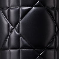 Cannage cuir noir mat