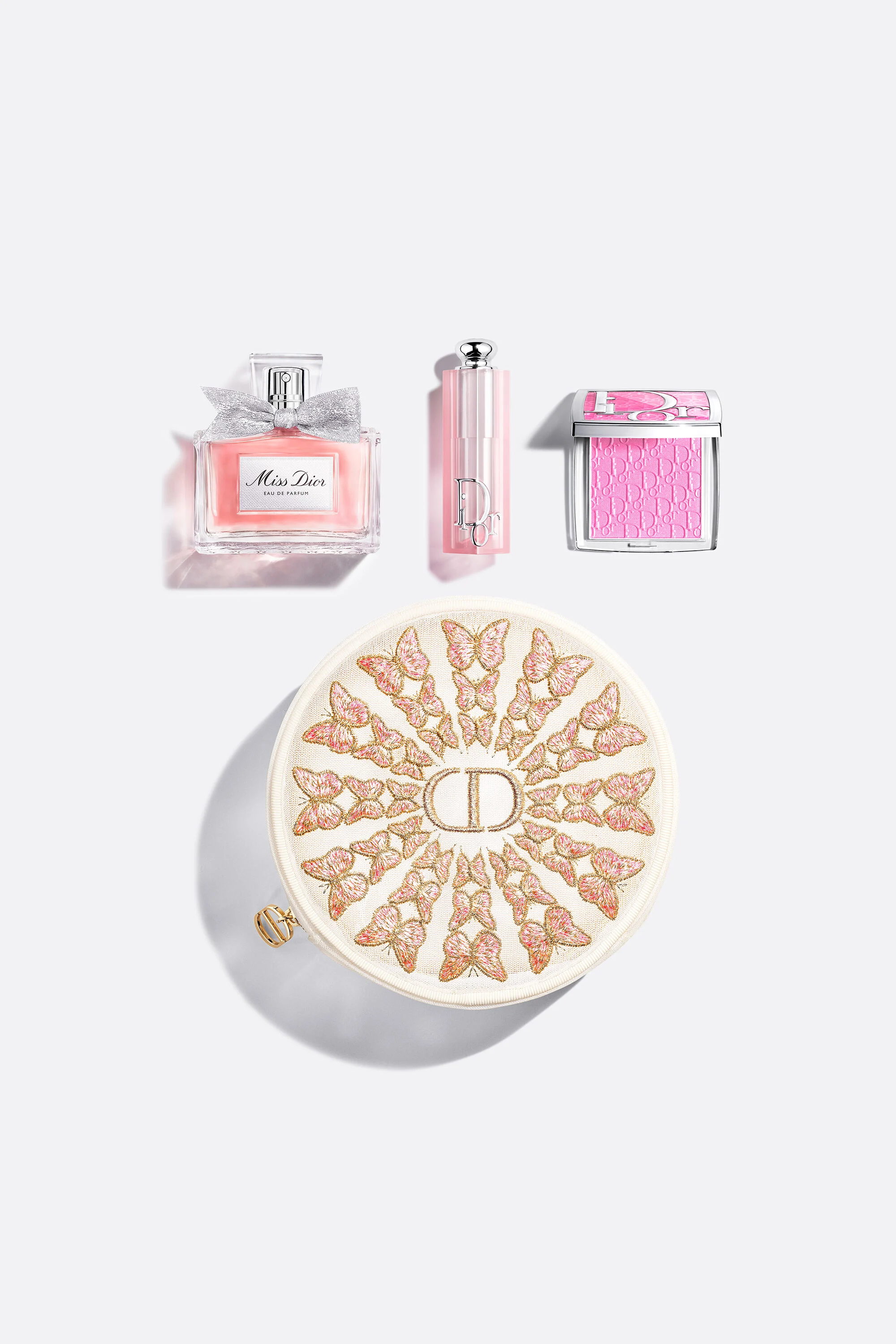 Fragrance and Makeup Pouch: Blush, Lip Balm, Eau de Parfum | Dior US