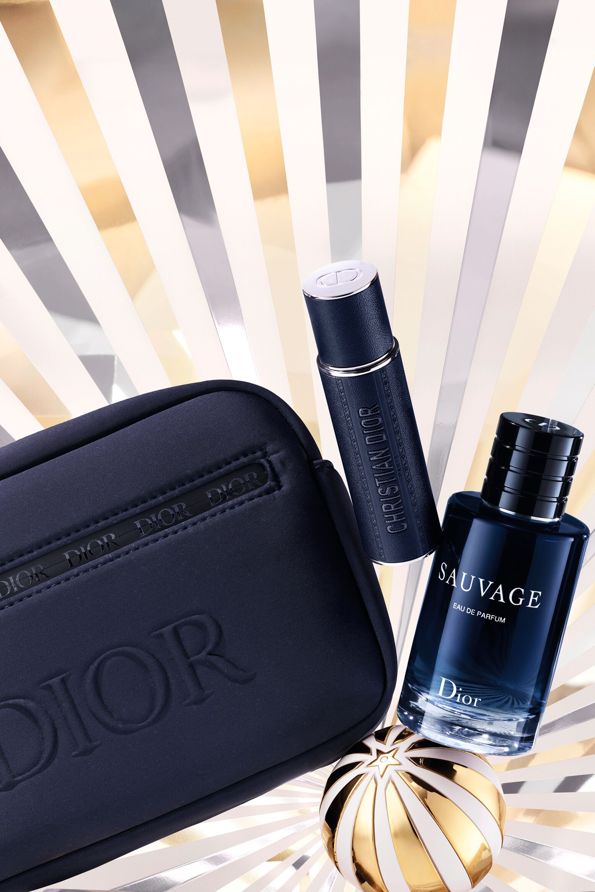 Gift Set Dior Sauvage Natural Spray Dior Sauvage Piece Gift Set